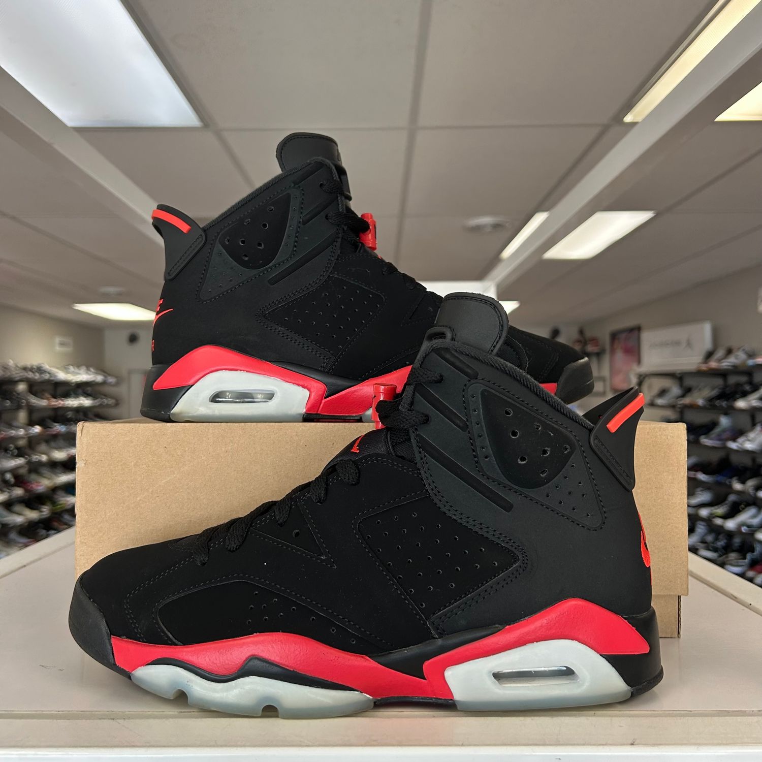 PO2 AIR JORDAN 6 RETRO INFRARED SALESMAN (SX) SIZE 10