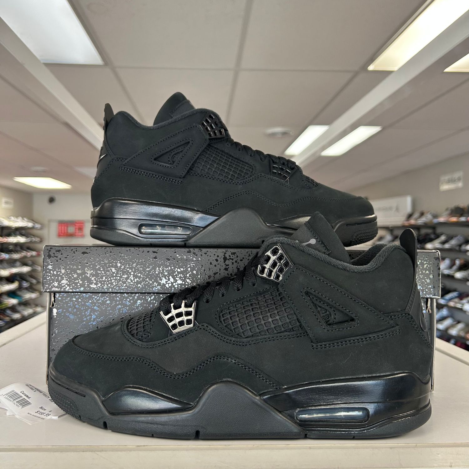 PO4 AIR JORDAN 4 BLACK CAT (2025) (SX) SIZE 10
