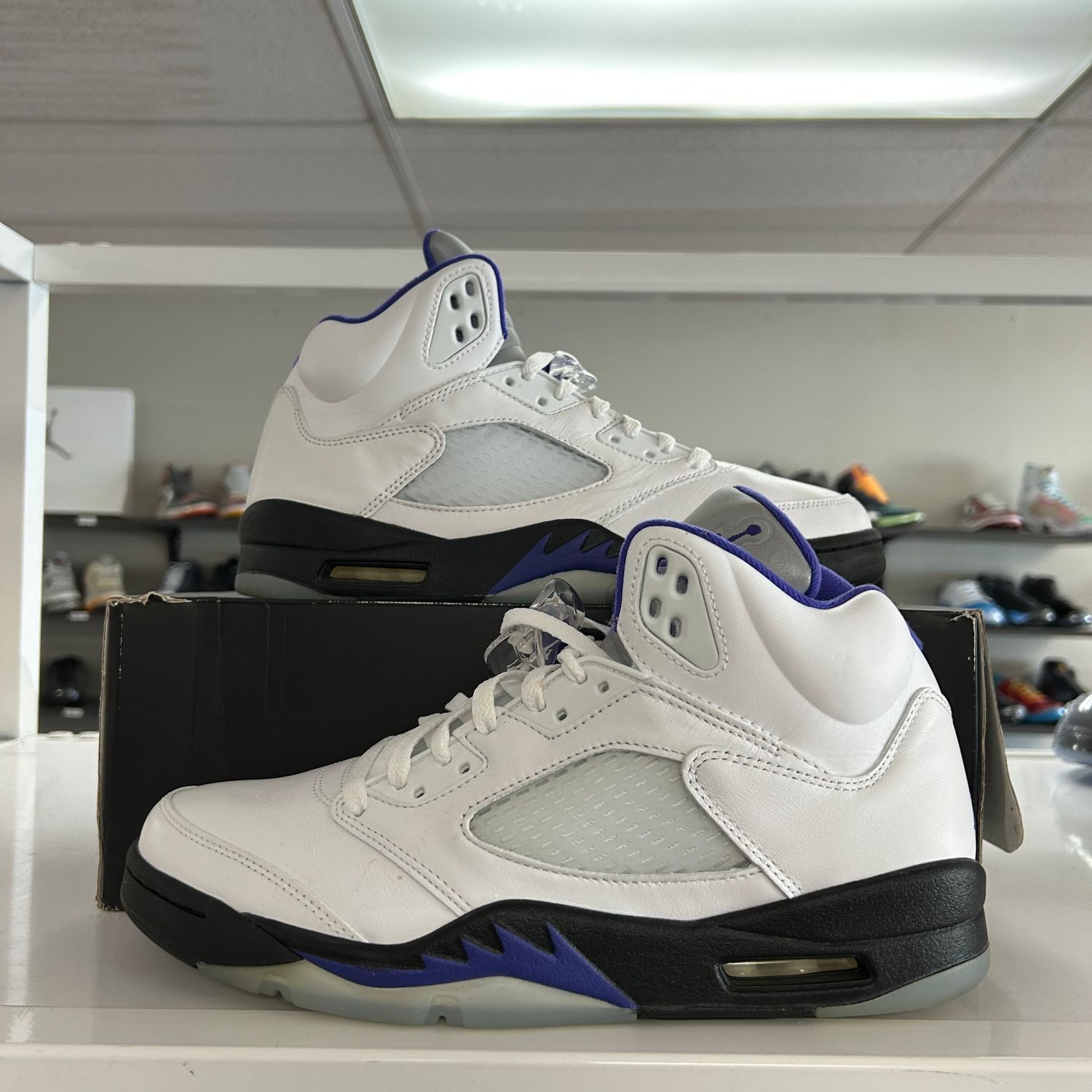 PO2 AIR JORDAN 5 DARK CONCORD (SX) SIZE 10