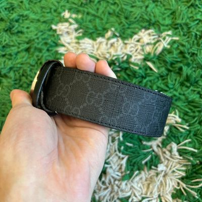 PO GUCCI BELT WITH INTERLOCKING G BUCKLE SIZE 34