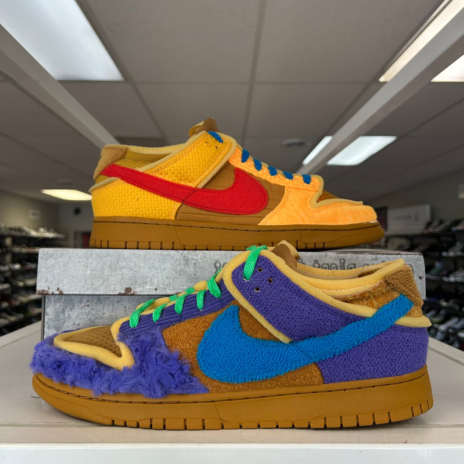 PO NIKE DUNK LOW CACTUS PLANT FLEA MARKET SWAMP SPONGE PSYCHIC PURPLE (SX) SIZE 12