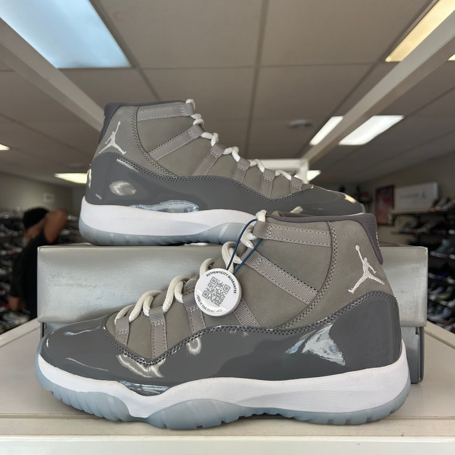 PO5 AIR JORDAN 11 COOL GREY (SX) SIZE 10.5
