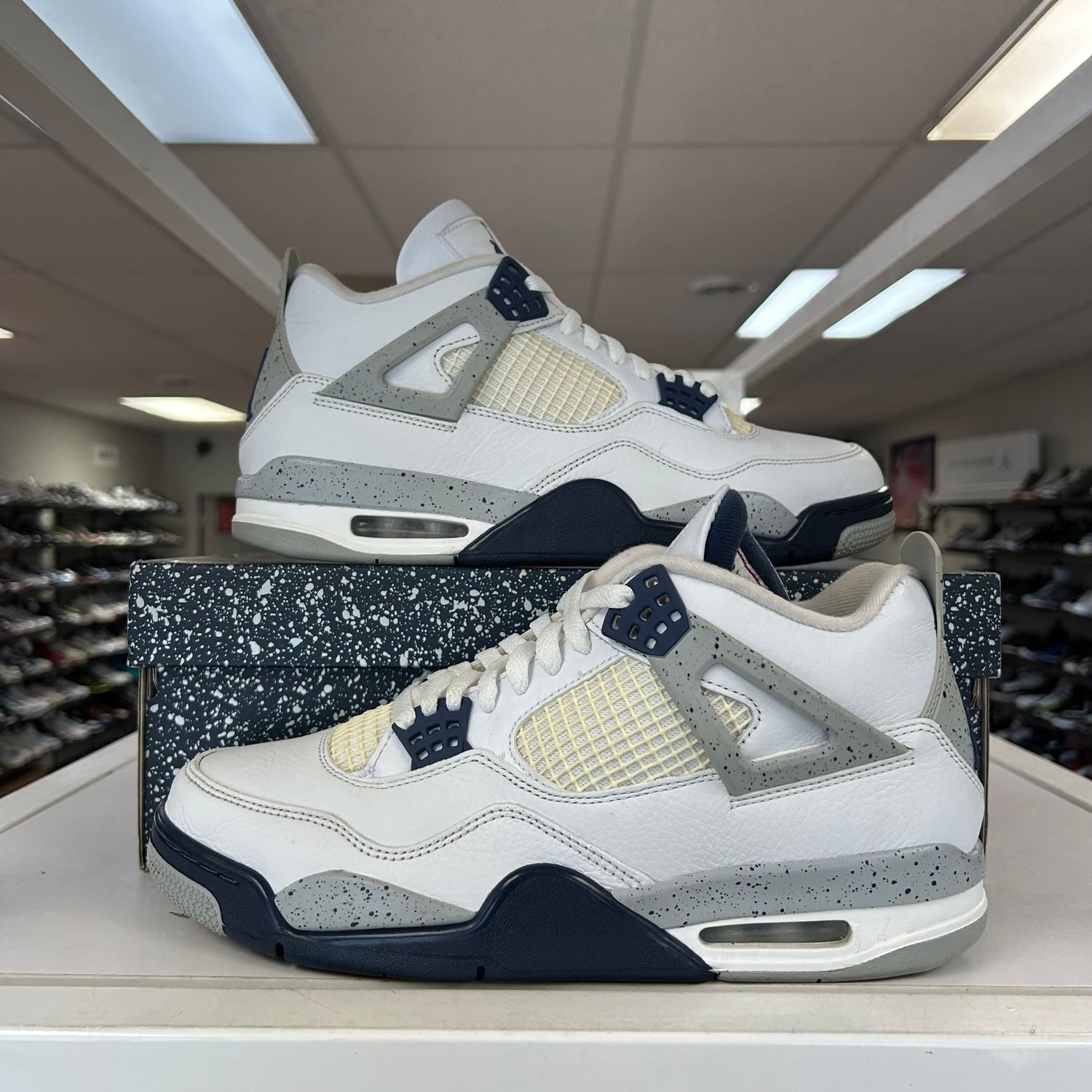 PO2 AIR JORDAN 4 MIDNIGHT NAVY (SX) SIZE 10.5