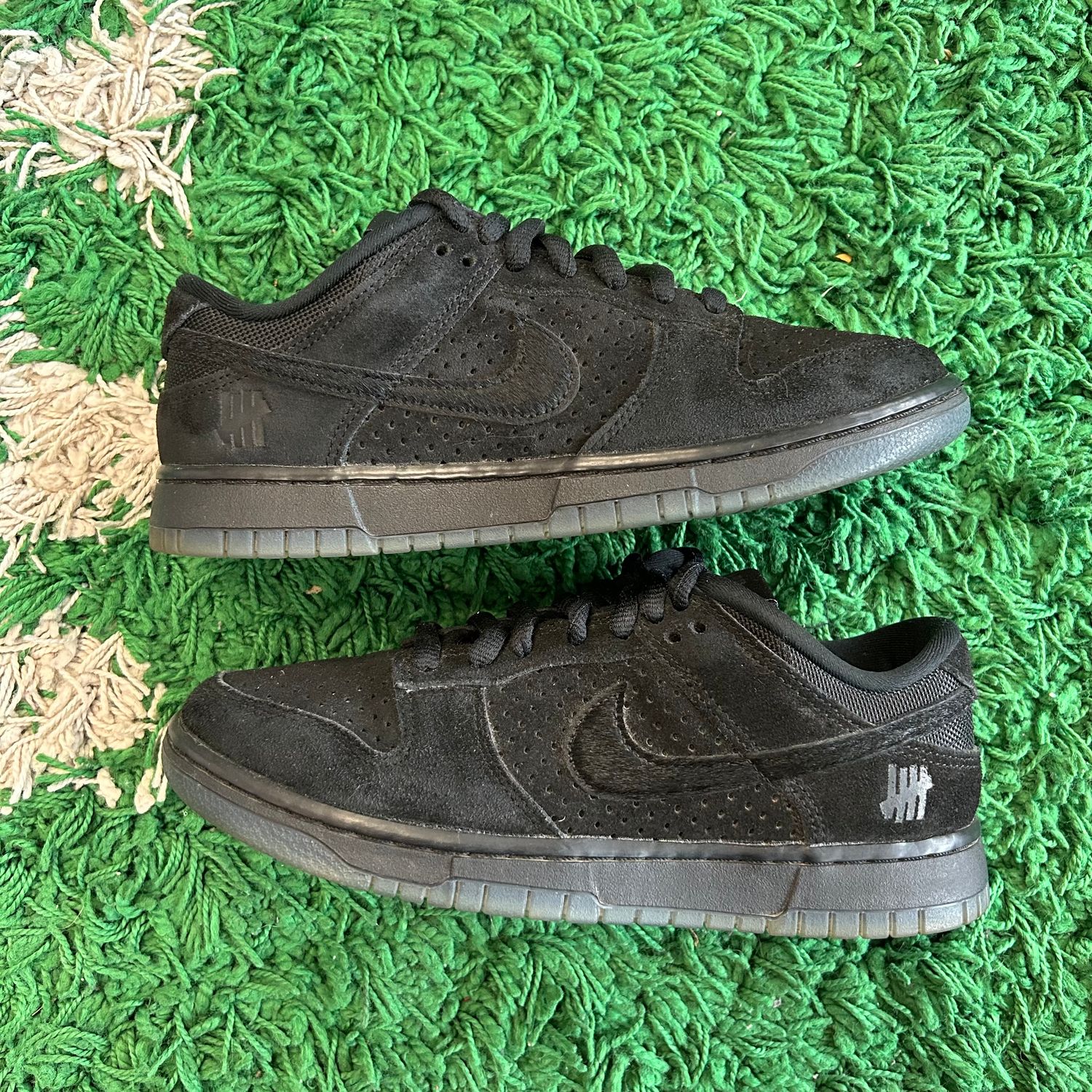 PO NB NIKE DUNK LOW UNDEFEATED 5 ON IT DUNK BLACK (SX) SIZE 6.5