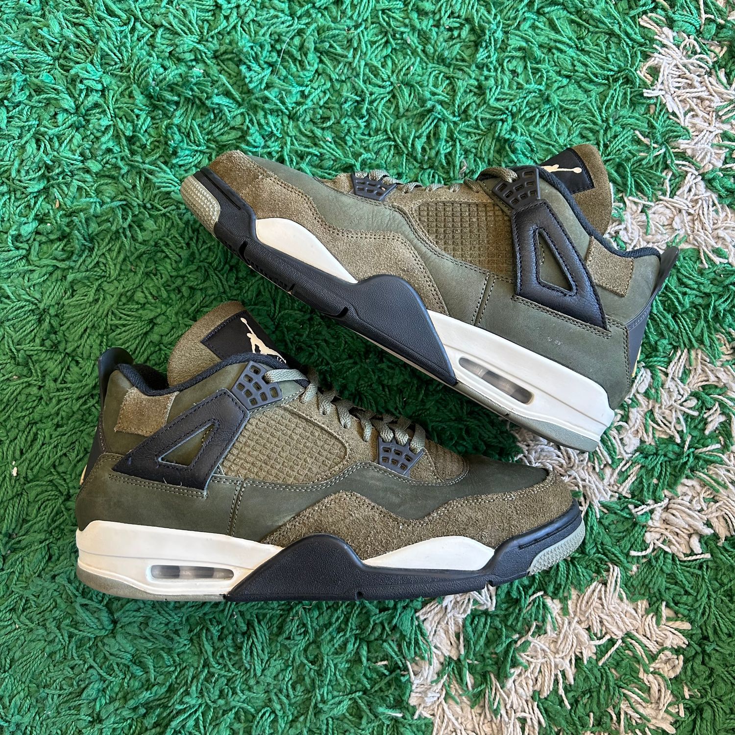 PO NB AIR JORDAN 4 CRAFT MEDIUM OLIVE (SX) SIZE 11.5