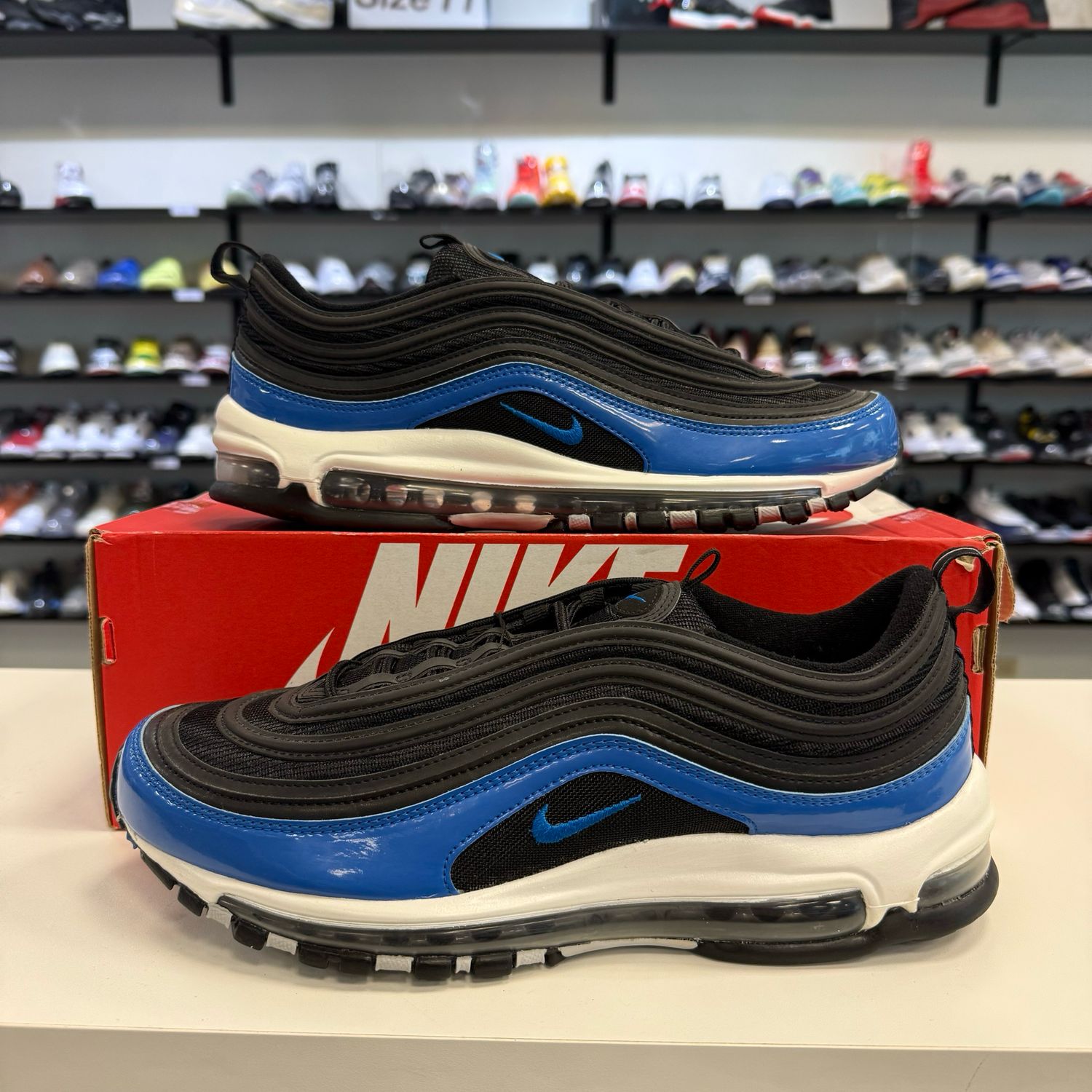 PO NIKE AIR MAX 97 BLACK BLUE NEBULA SIZE 11