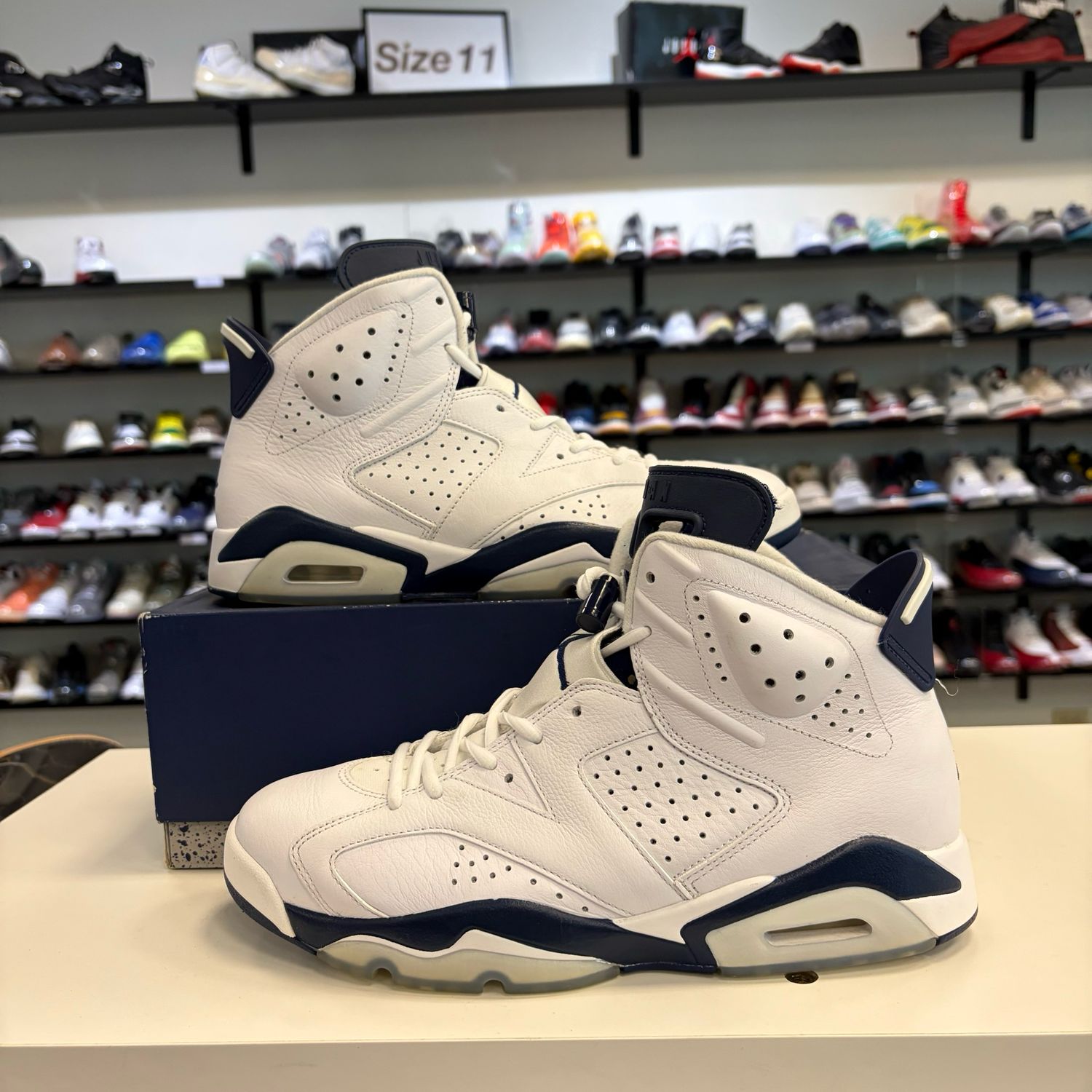 PO4 AIR JORDAN 6 MIDNIGHT NAVY SIZE 10.5