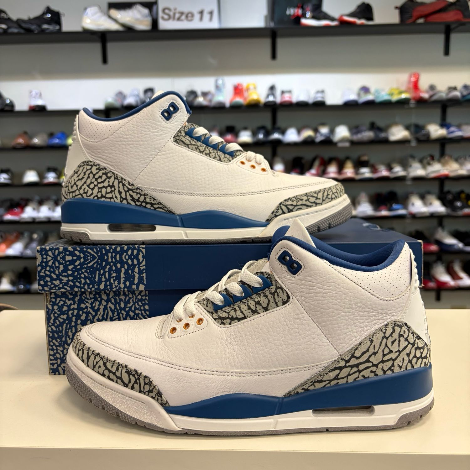 PO AIR JORDAN 3 WIZARDS SIZE 11