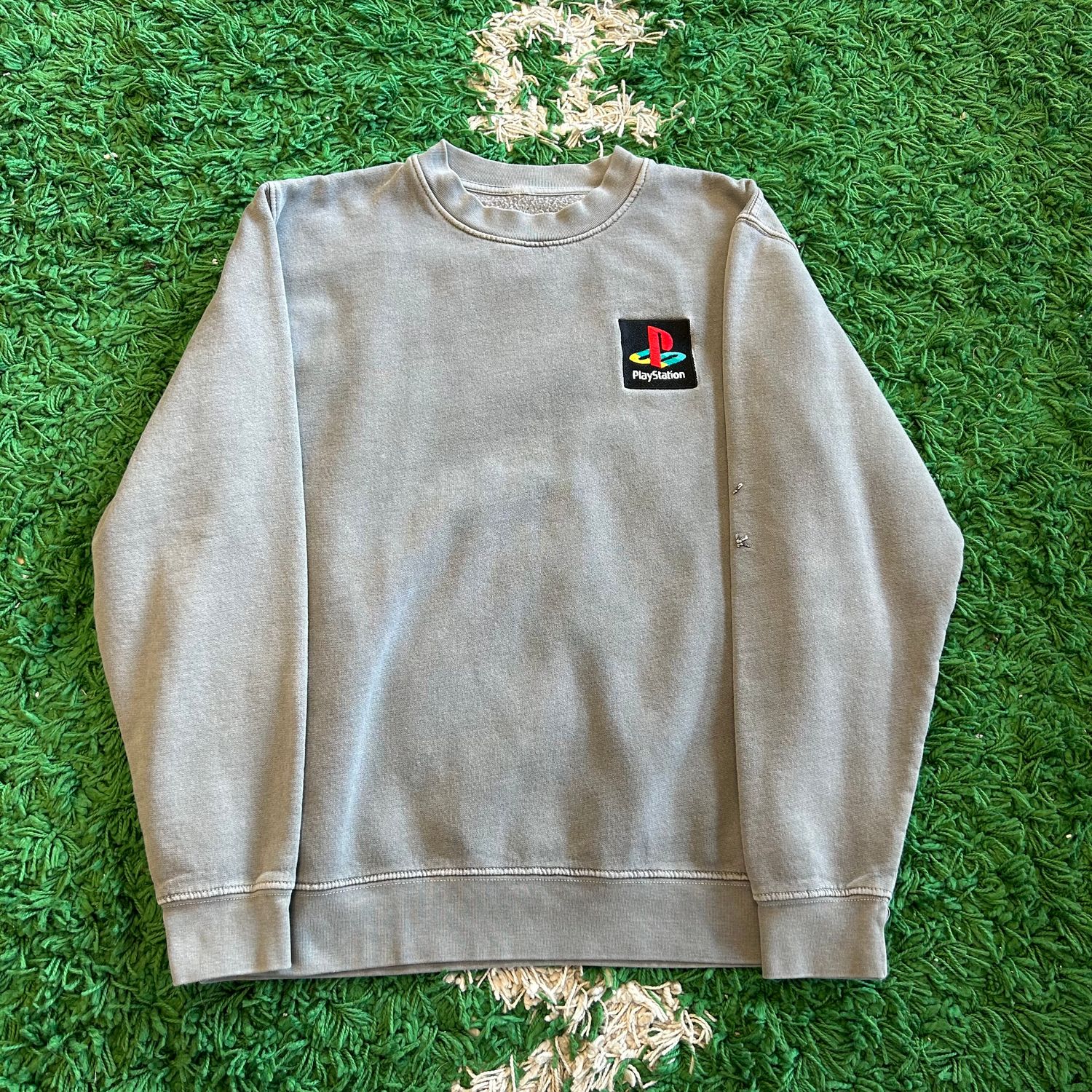 PO TRAVIS SCOTT PS CLASSIC CREWNECK WASHED GREY (SX) SIZE M