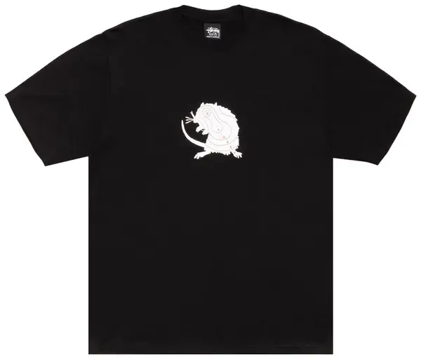 NEW STUSSY LONG RANGE TEE BLACK