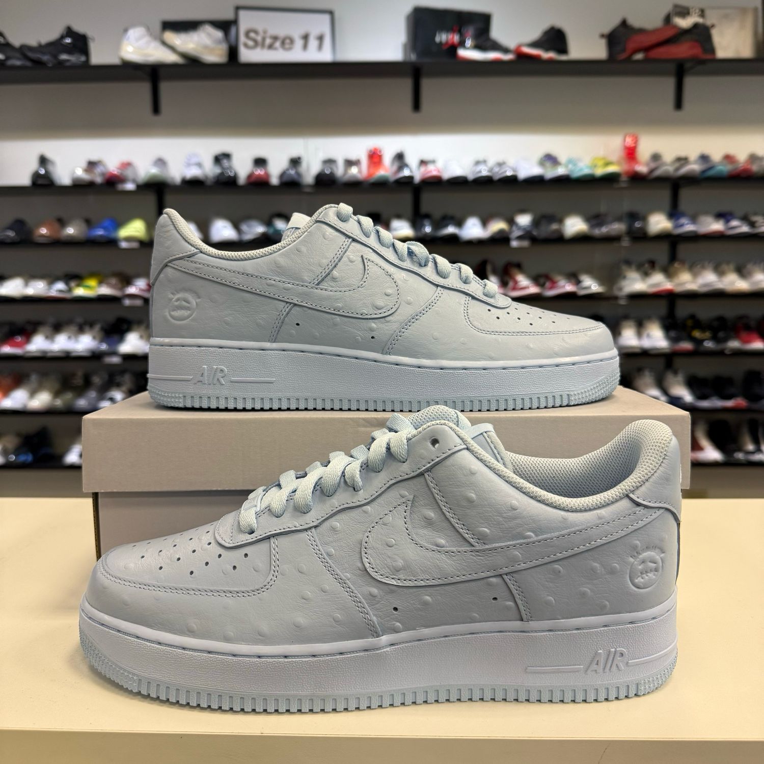 NEW NIKE AIR FORCE 1 LOW 07 TRAVIS SCOTT ICE BLUE