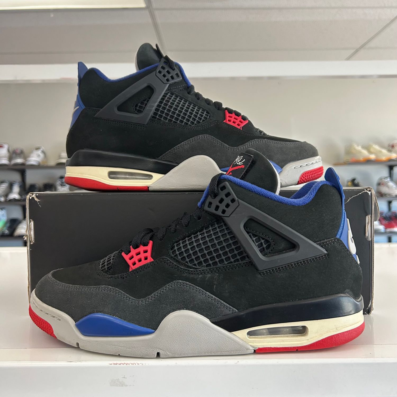 PO AIR JORDAN 4 RETRO RARE AIR (WHITE LETTERING) (SX) SIZE 11.5