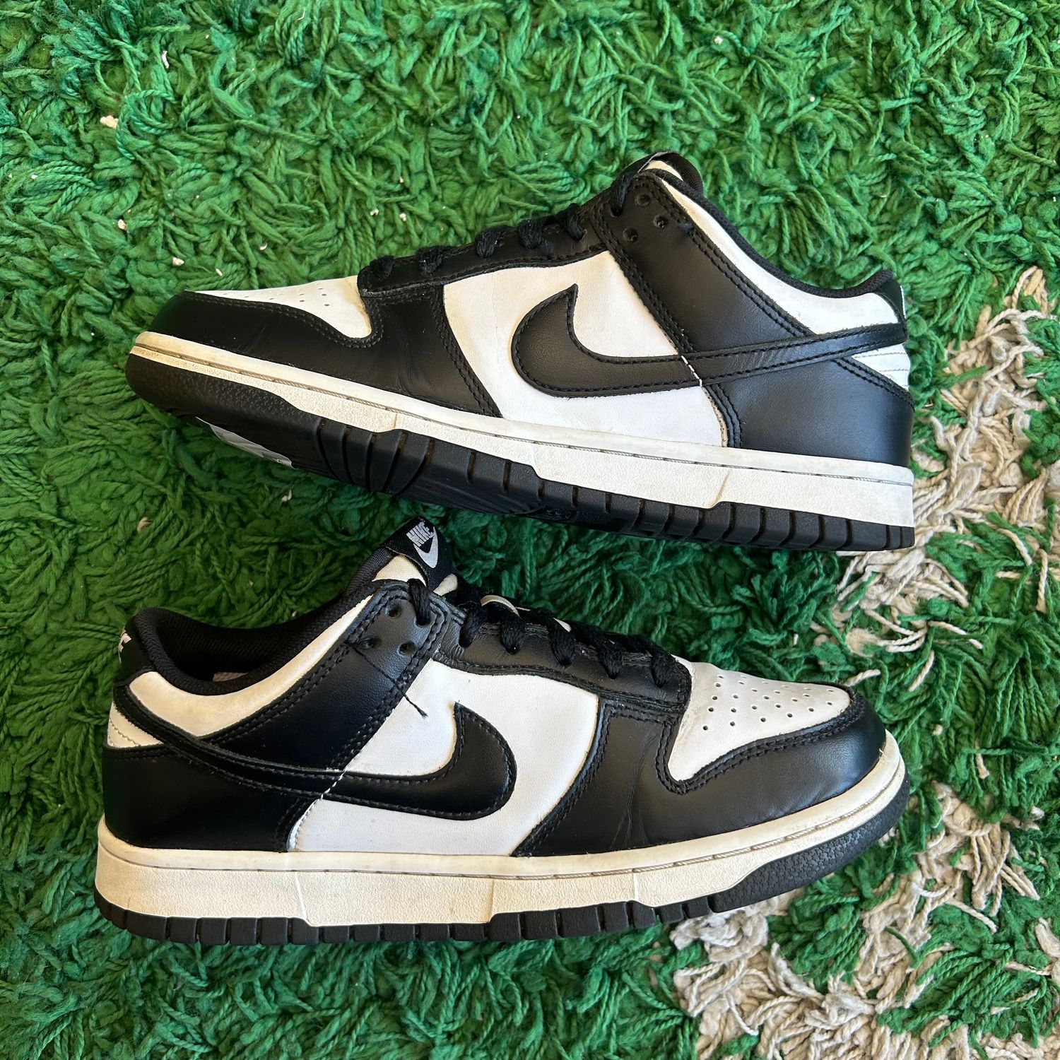 PO NB NIKE DUNK LOW RETRO WHITE BLACK PANDA (GS) (SX) SIZE 7Y