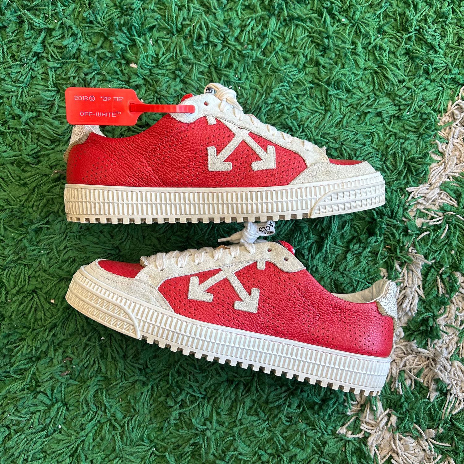PO NB OFF WHITE CUP SOLE 3.0 RED AND WHITE (SX) SIZE 43EU/10US