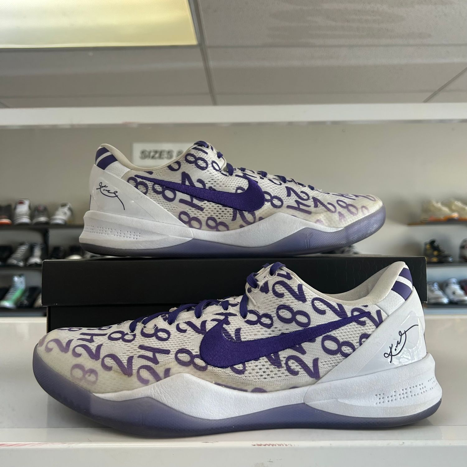 PO NIKE KOBE 8 PROTRO COURT PURPLE (SX) SIZE 13.5