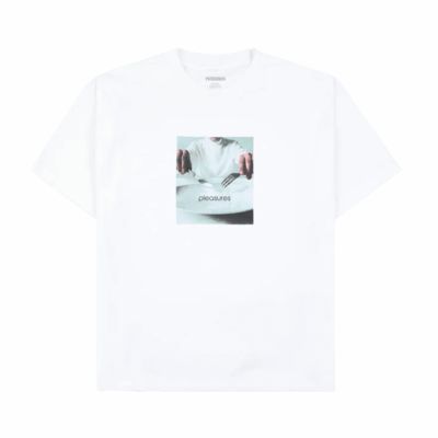 NEW PLEASURES MEN BREAKFAST TEE WHITE