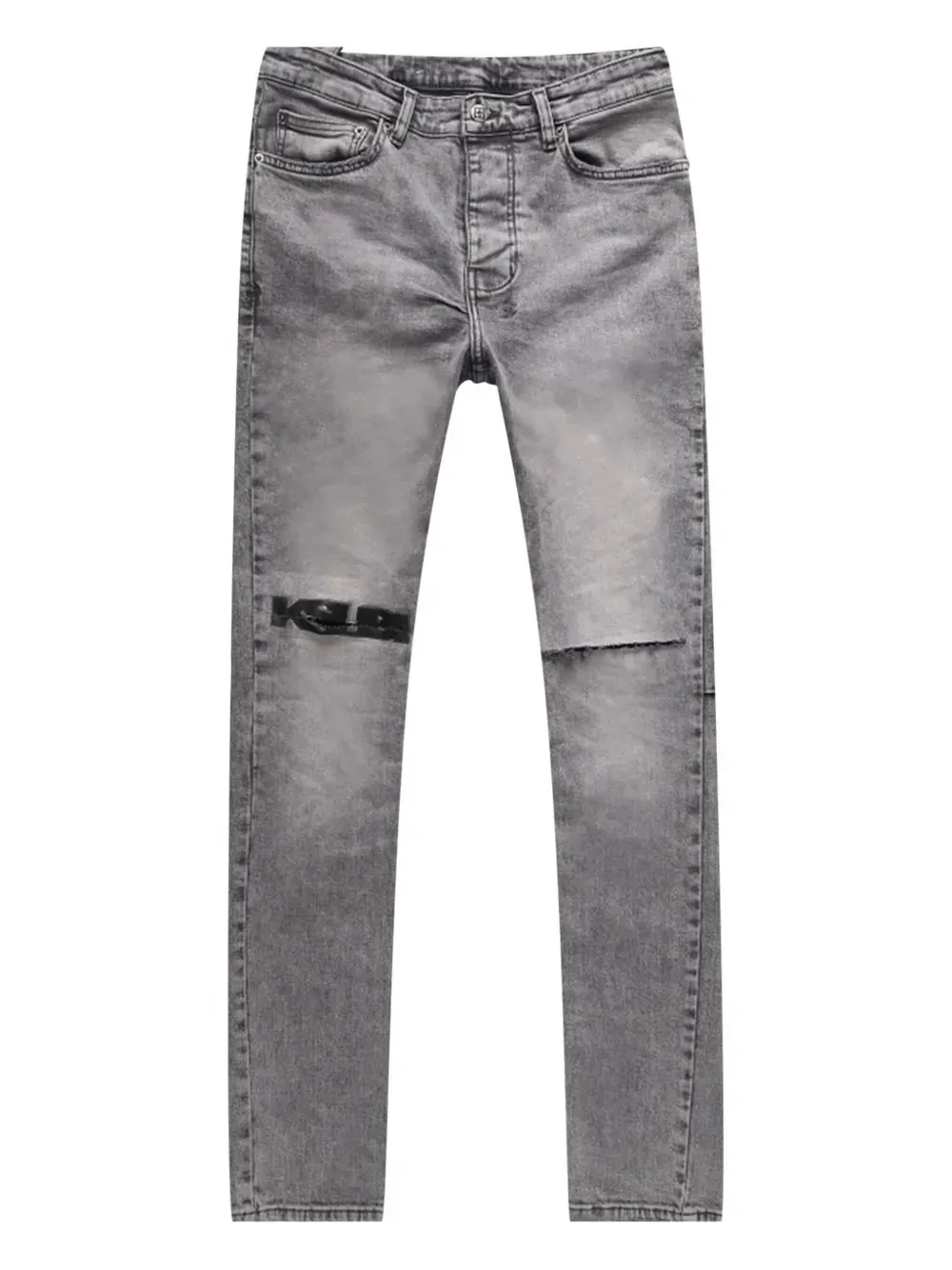 NEW KSUBI VAN WINKLE THRIFTED DENIM GREY SIZE 40