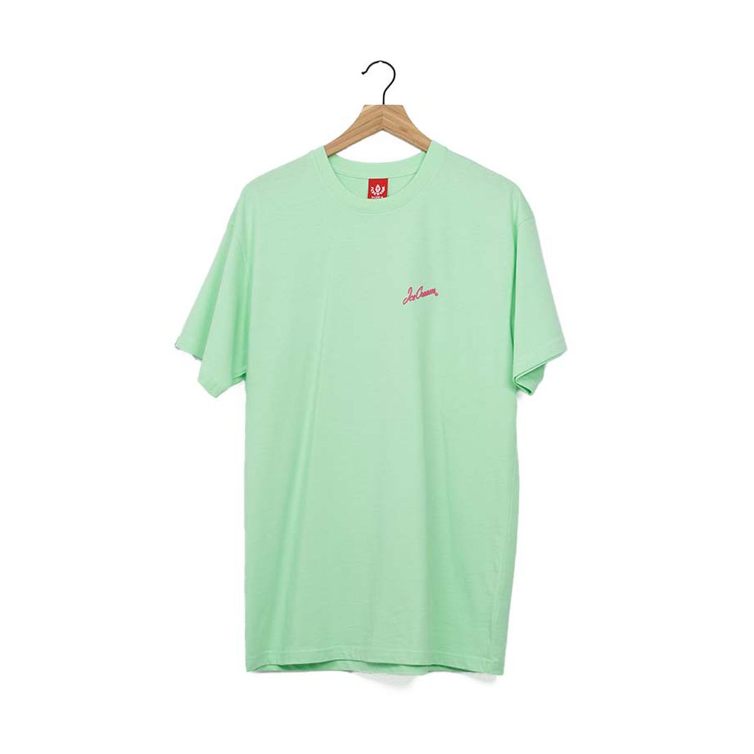 NEW ICECREAM SERVER TEE GREEN ASH SIZE 3XL