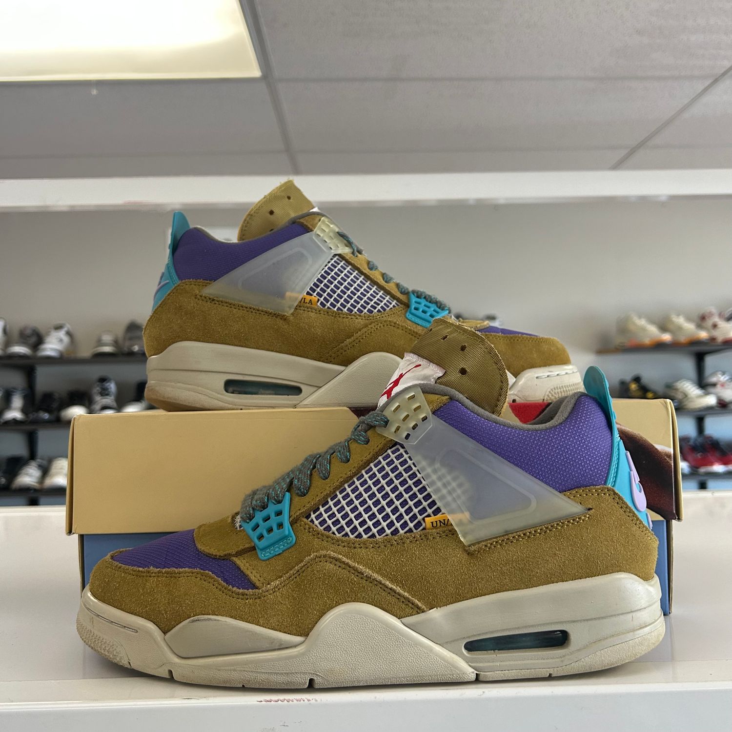 PO AIR JORDAN 4 RETRO SP 30TH ANNIVERSARY UNION DESERT MOSS (SX) SIZE 10.5