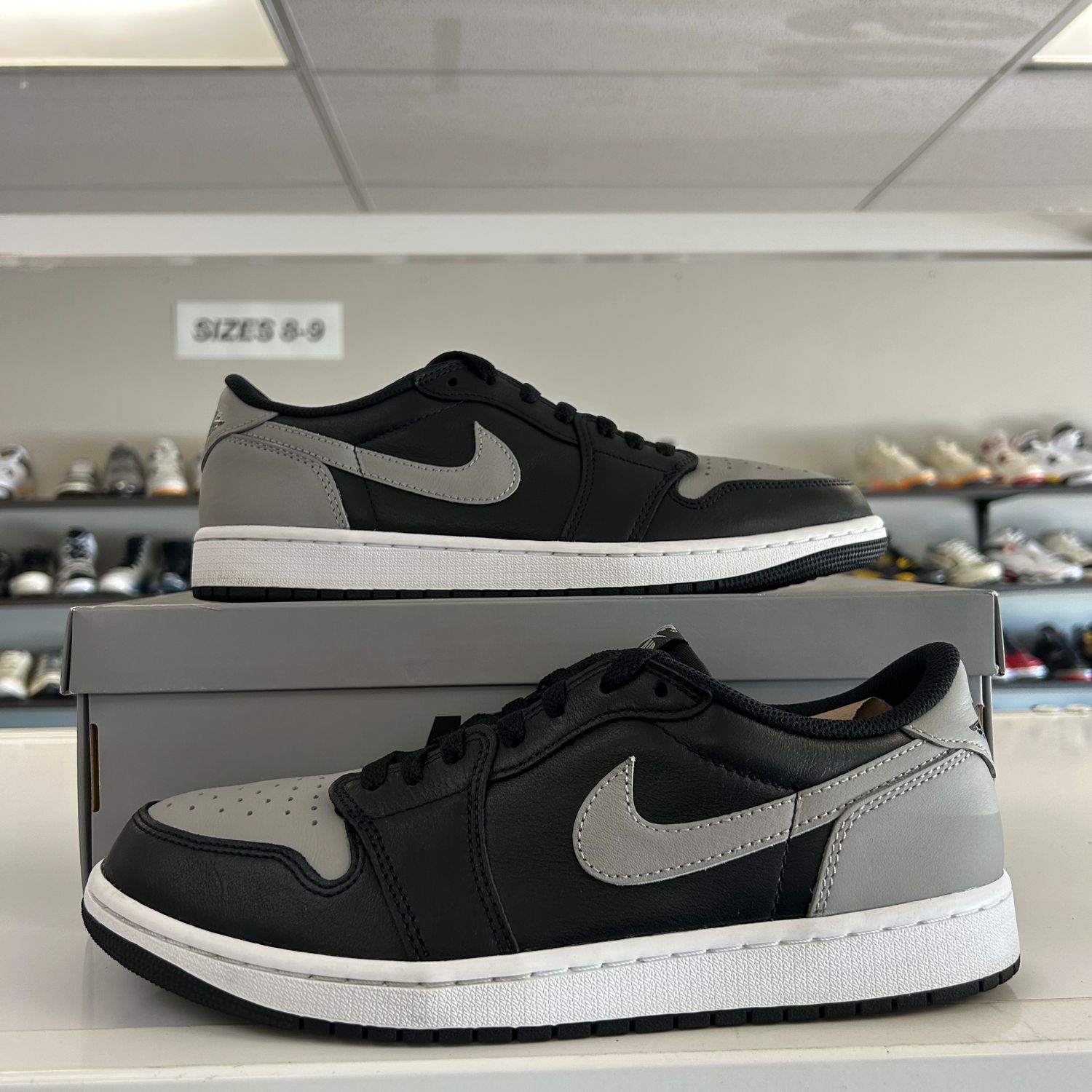 PO2 AIR JORDAN 1 RETRO LOW OG SHADOW (2024) (SX) SIZE 10.5