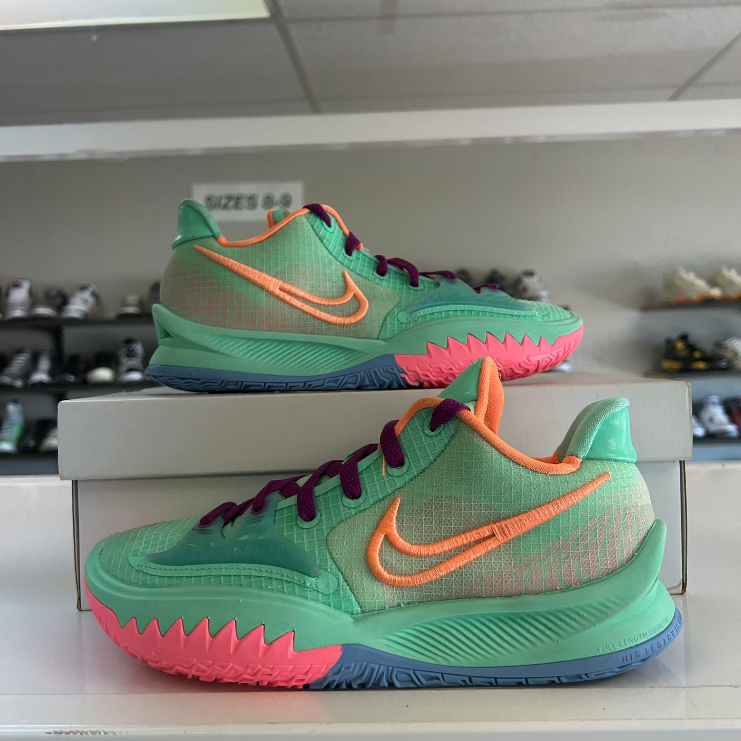 PO NIKE KYRIE 4 LOW KEEP SUE FRESH (SX) SIZE 7