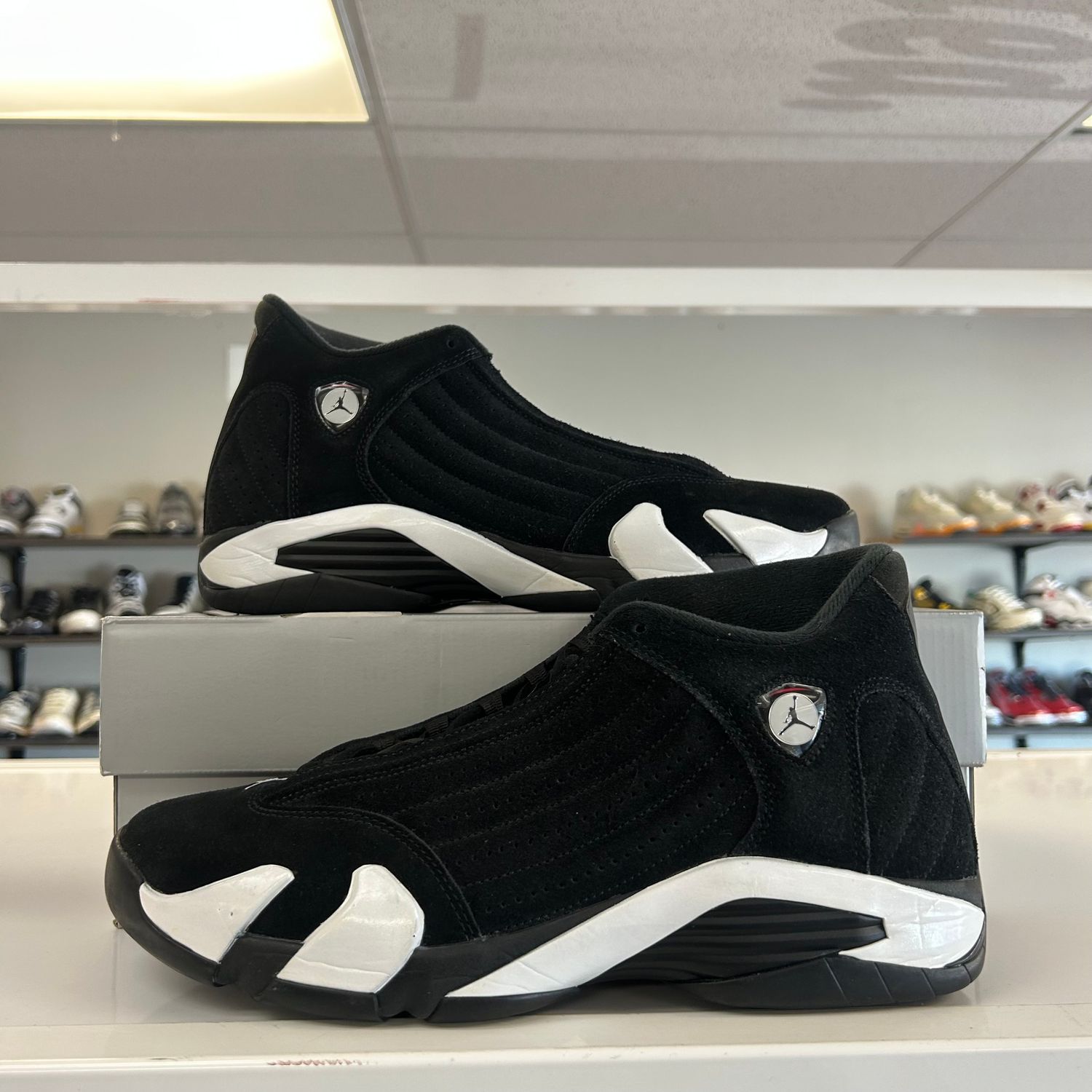 PO2 AIR JORDAN 14 BLACK WHITE (SX) SIZE 11.5
