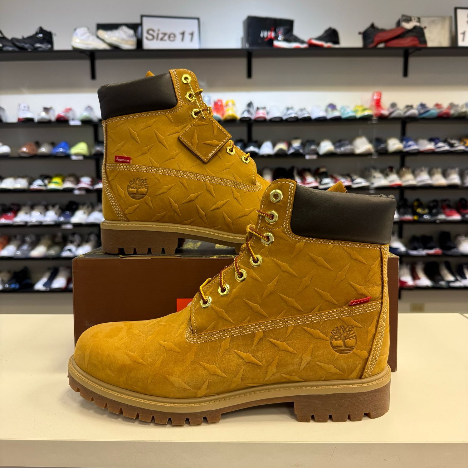 NEW TIMBERLAND 6" PRM SUPREME DIAMOND PLATE WHEAT (2026)