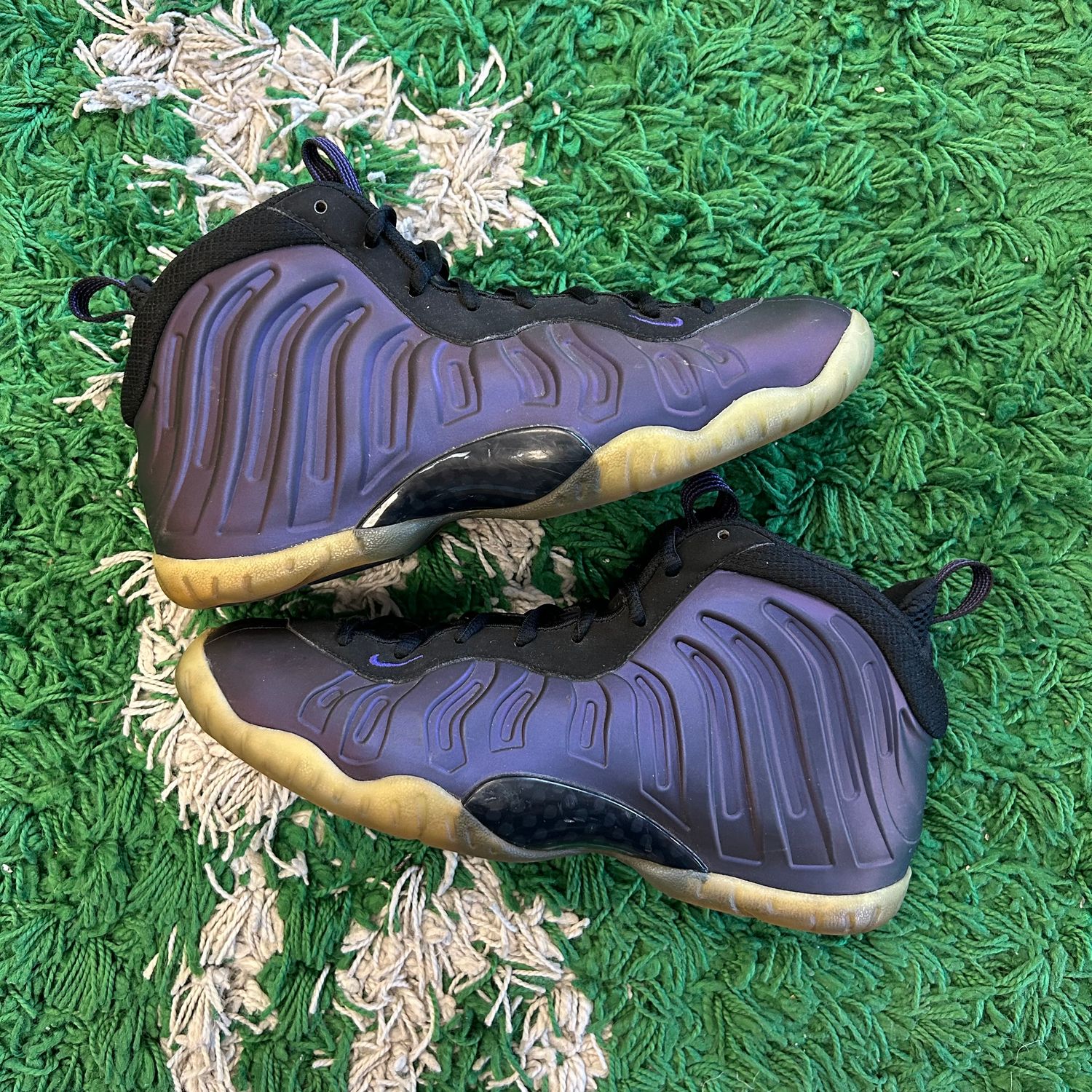 PO2 NB AIR NIKE FOAMPOSITE ONE EGGPLANT (SX) SIZE 7Y