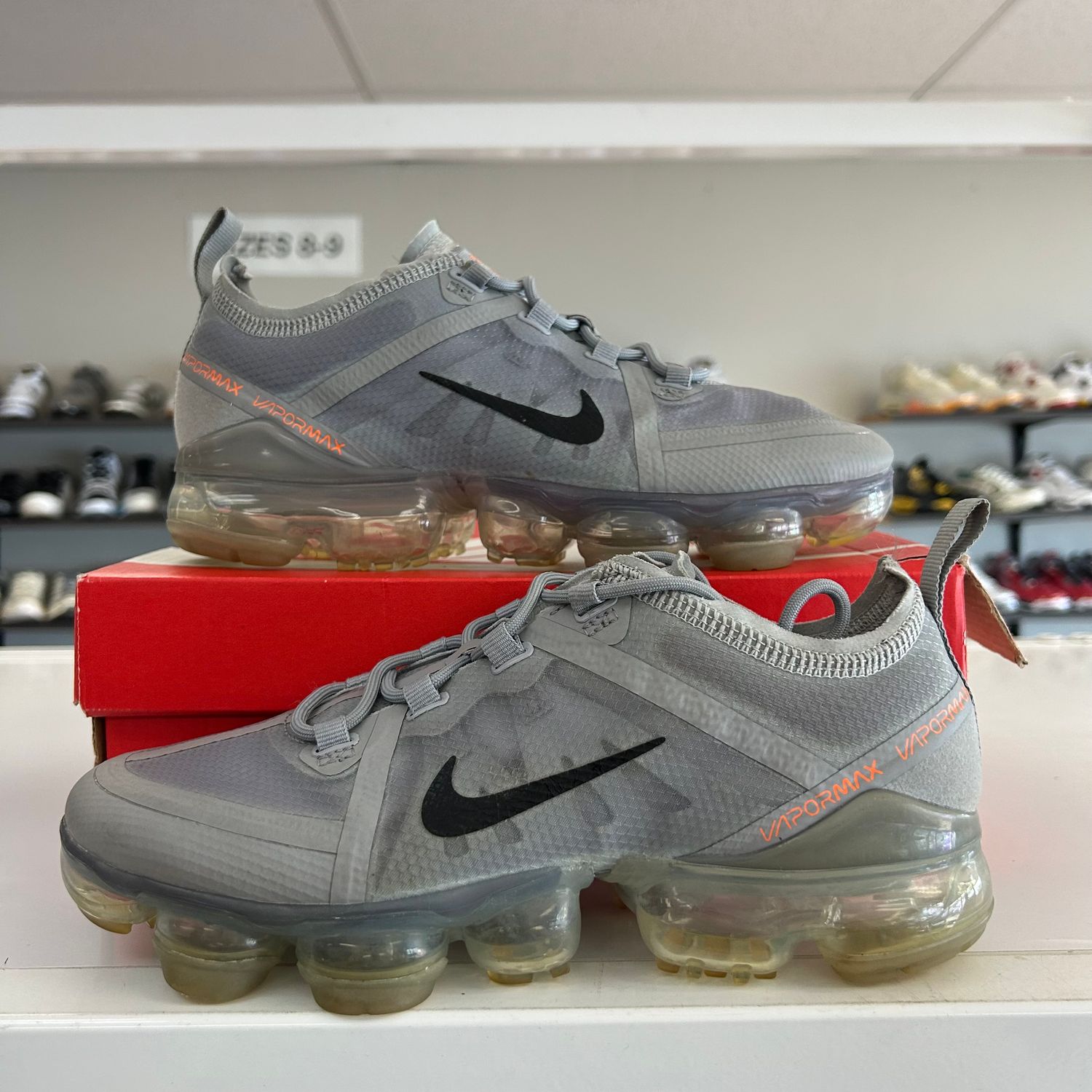 PO NIKE AIR VAPORMAX WOLF GREY (2019) (SX) SIZE 6Y