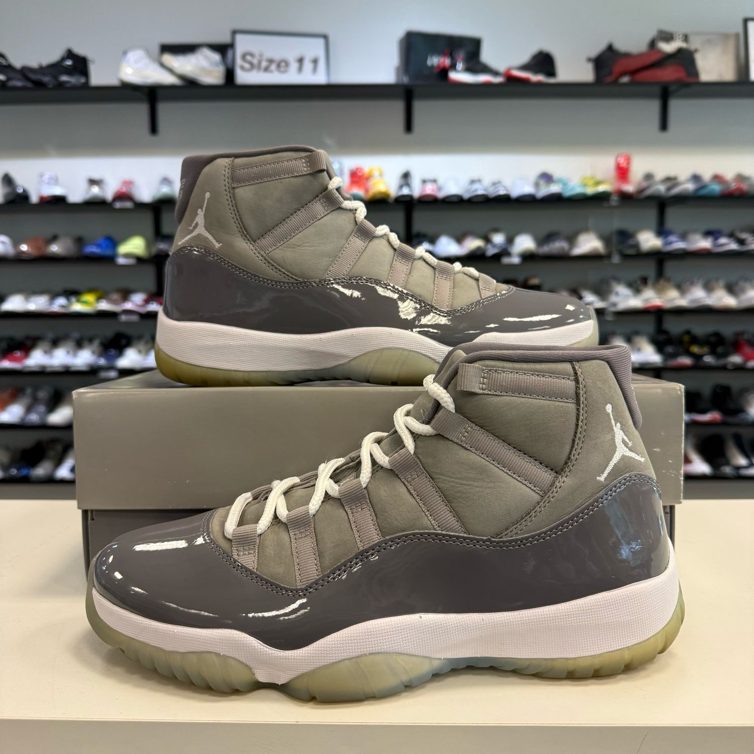 PO6 AIR JORDAN 11 COOL GREY SIZE 10