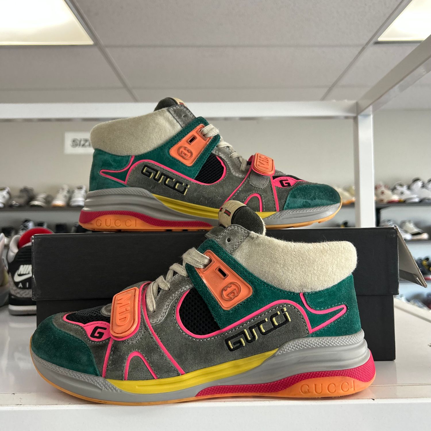 PO GUCCI ULTRAPACE MID MULTICOLOR (SX) SIZE 9.5 US