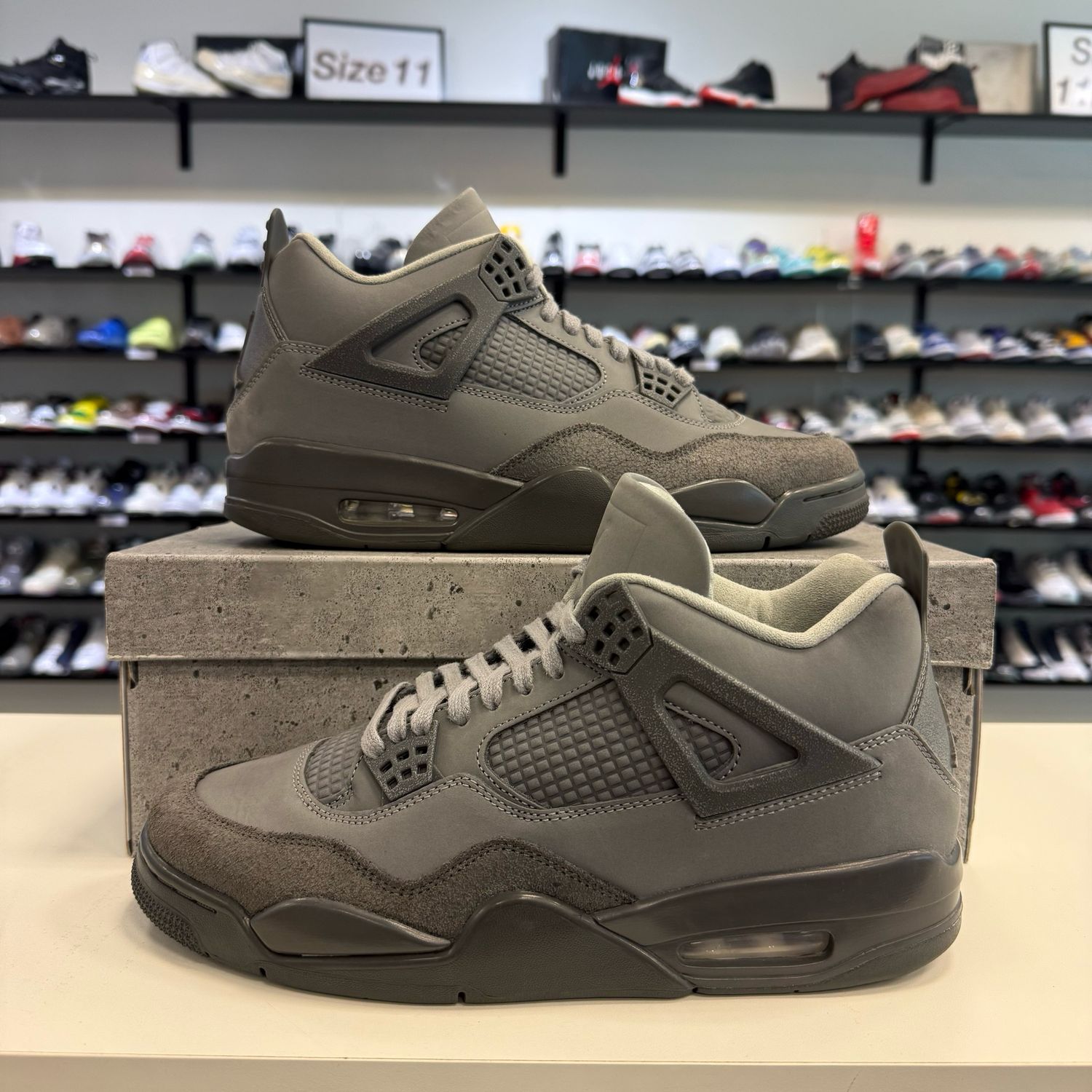 PO6 AIR JORDAN 4 RETRO SE WET CEMENT SIZE 10