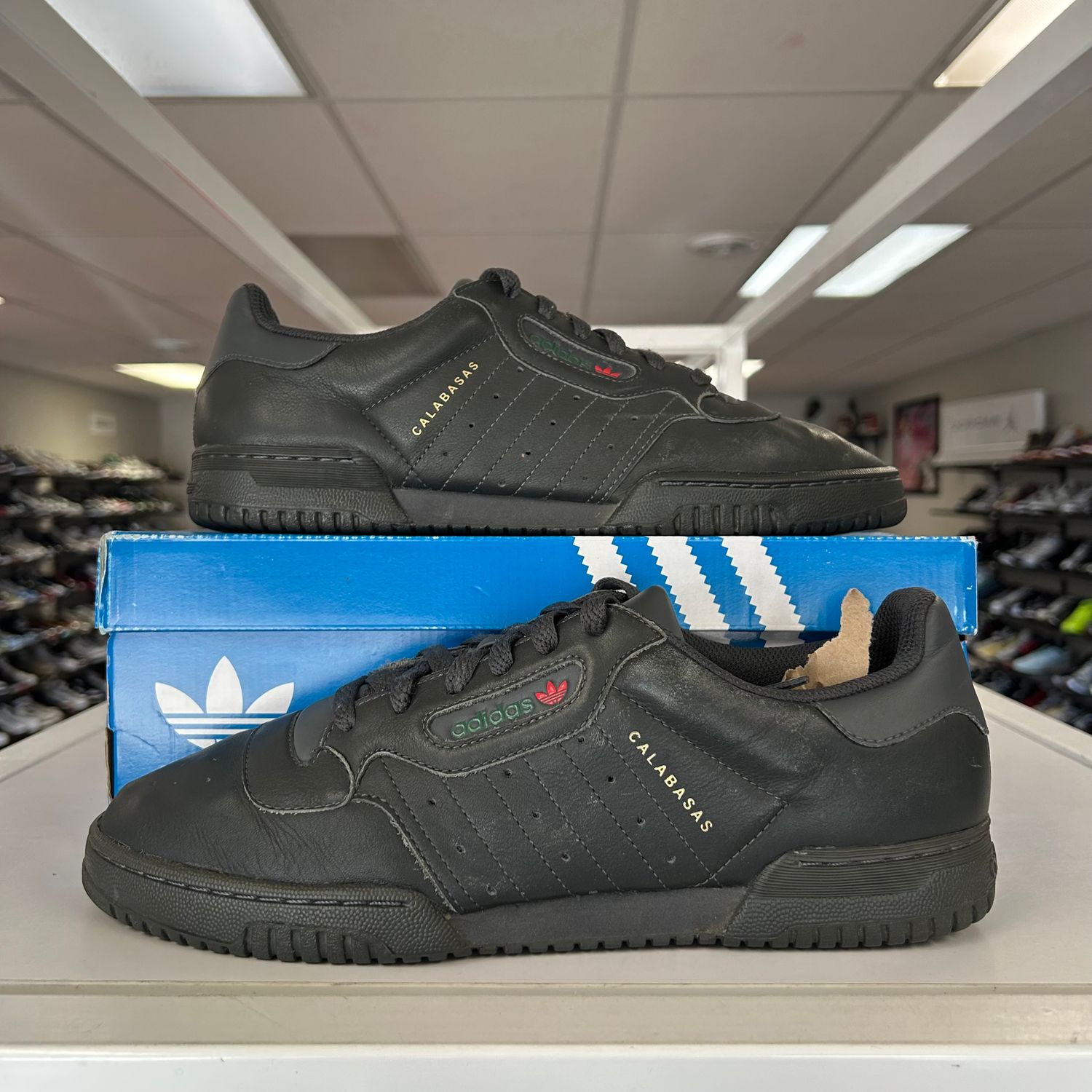 PO ADIDAS YEEZY POWERPHASE CALABASAS CORE BLACK (SX) SIZE 10.5
