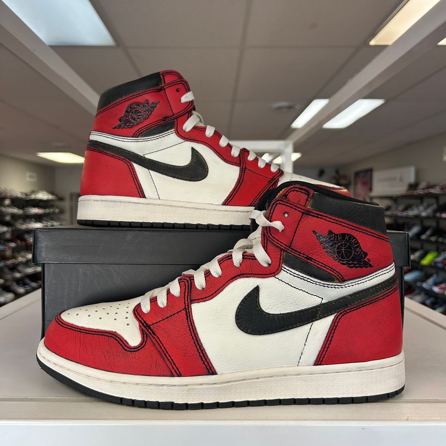 PO JORDAN 1 RETRO HIGH OG DEFIANT SB LA TO CHICAGO (SX) SIZE 10