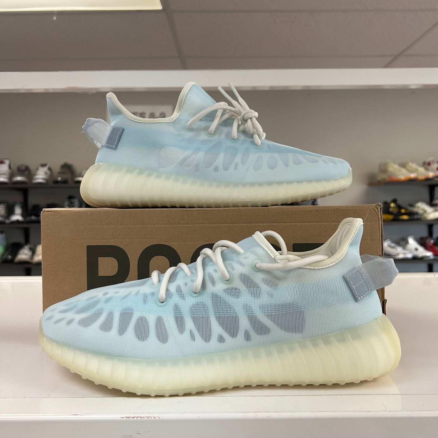 PO ADIDAS YEEZY BOOST 350 V2 MONO ICE (SX) SIZE 10