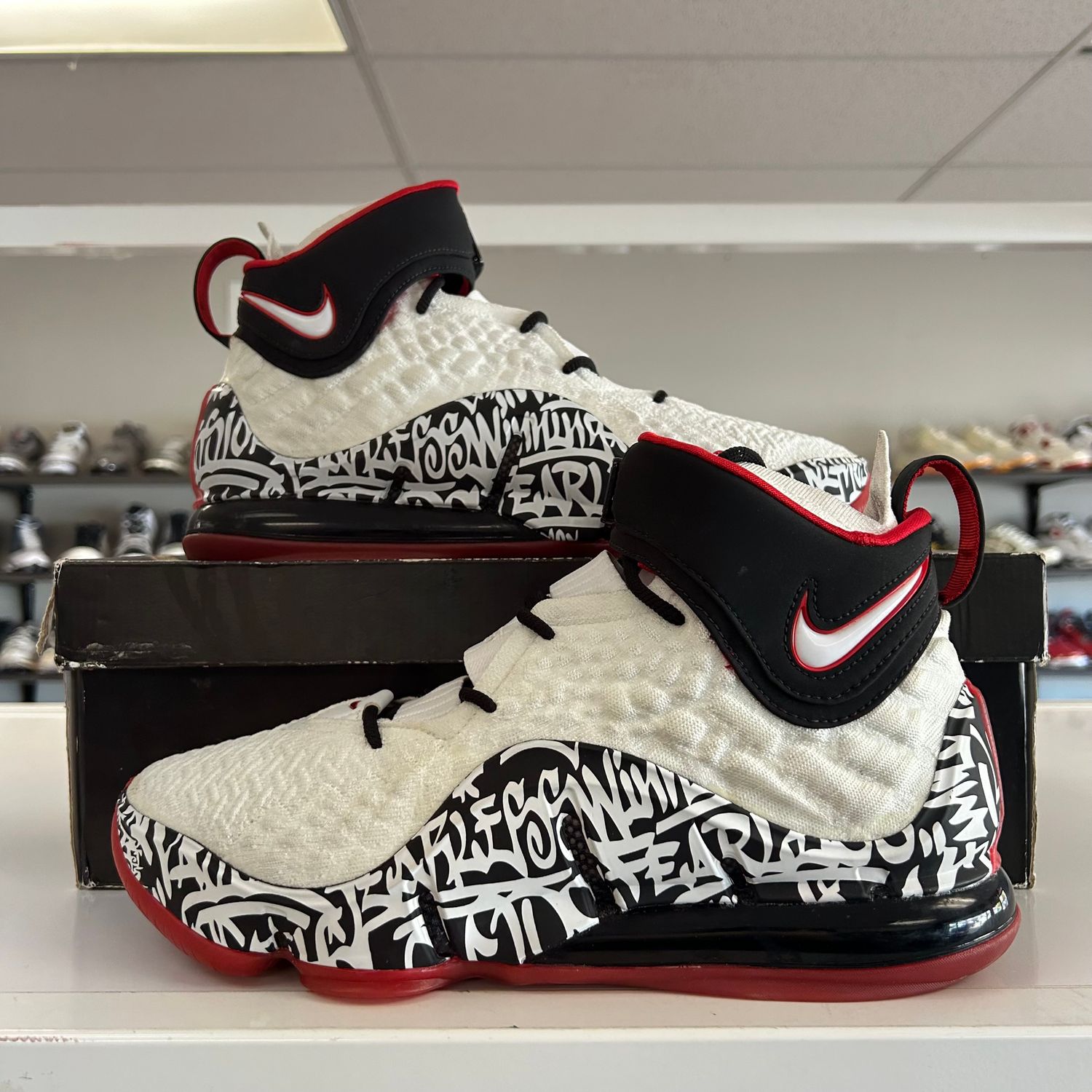 PO NIKE LEBRON 17 GRAFFITI (SX) SIZE 10.5