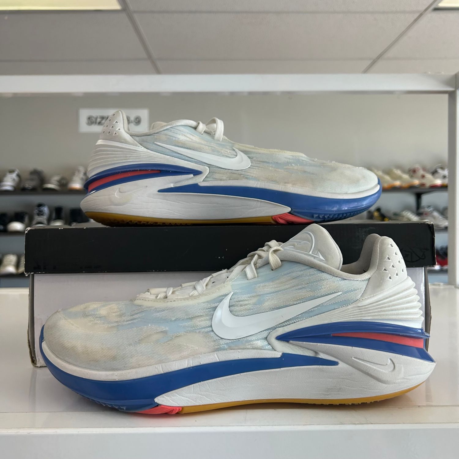 PO NIKE ZOOM GT CUT 2 SUMMIT WHITE BLUE (SX) SIZE 12