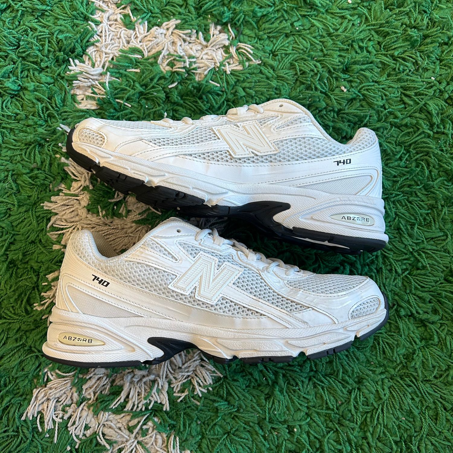 PO NEW BALANCE 740 TRIPLE WHITE (SX) SIZE 11