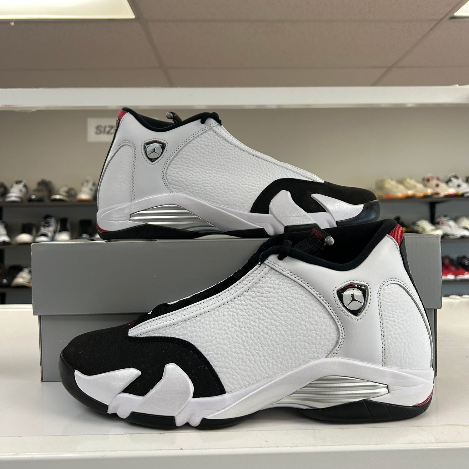 PO2 JORDAN 14 RETRO BLACK TOE (2024) (SX) SIZE 12