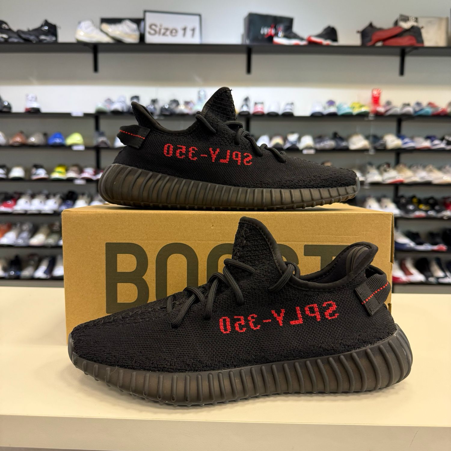 NEW ADIDAS YEEZY 350 V2 BRED