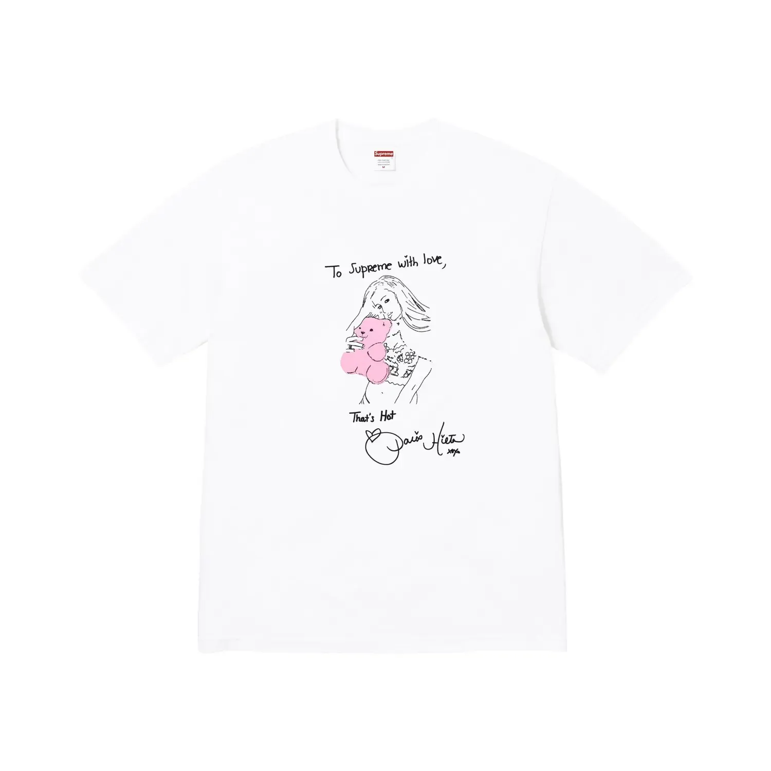NEW SUPREME PARIS TEE WHITE