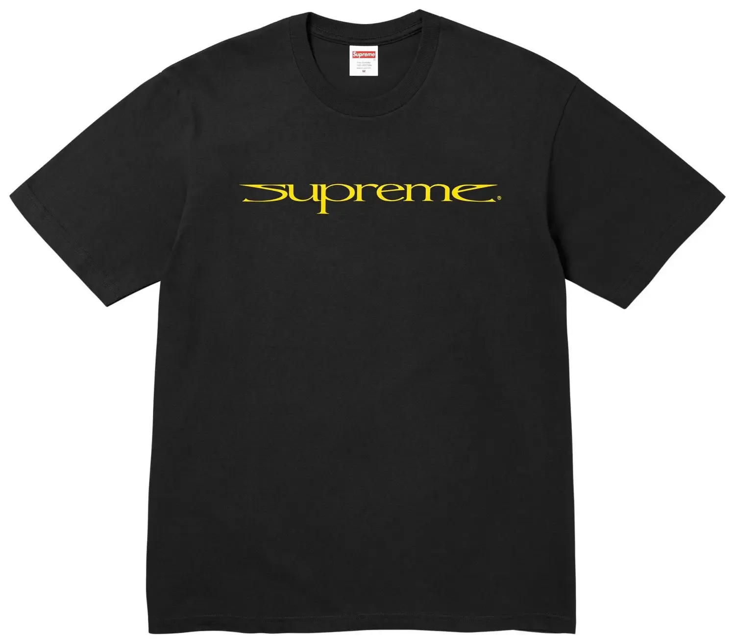 NEW SUPREME SHARP LOGO TEE BLACK