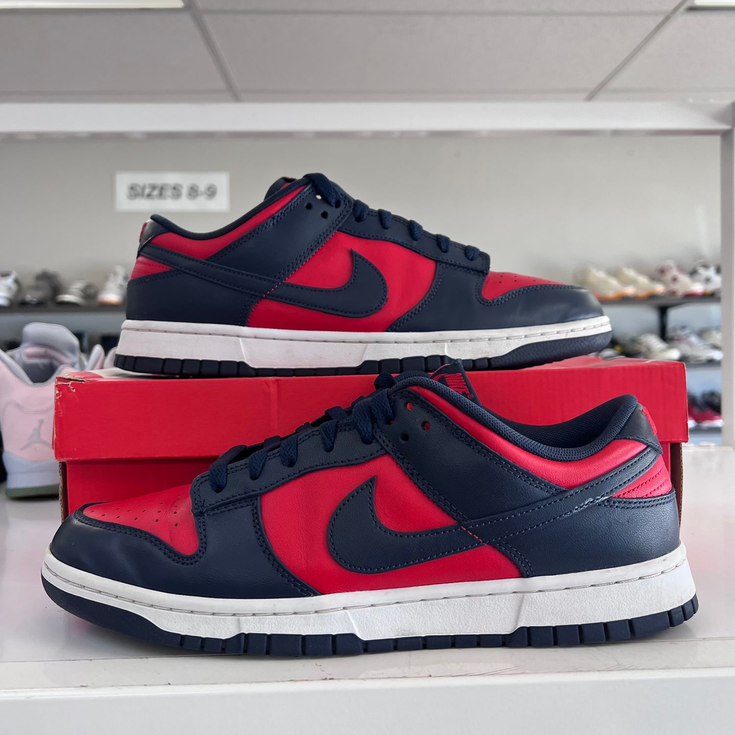 PO NIKE DUNK LOW RETRO SE CO.JP UNIVERSITY RED OBSIDIAN (SX) SIZE 11