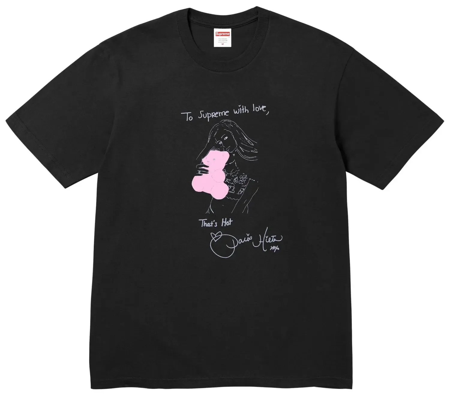 NEW SUPREME PARIS TEE BLACK