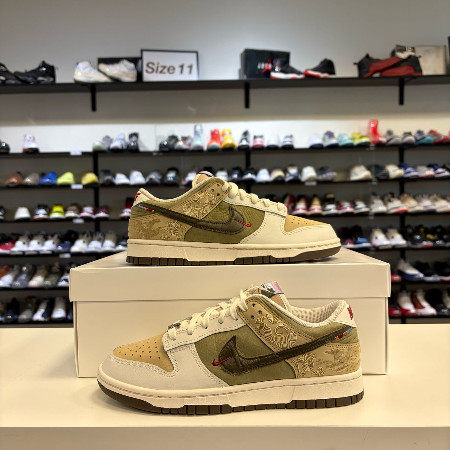PO NB NIKE DUNK LOW PEGASUS PACK LINEN PHANTOM SIZE 7