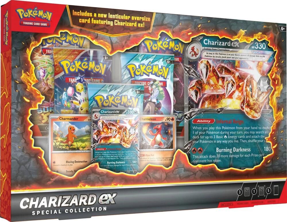 NEW POKEMON CHARIZARD EX SPECIAL COLLECTION
