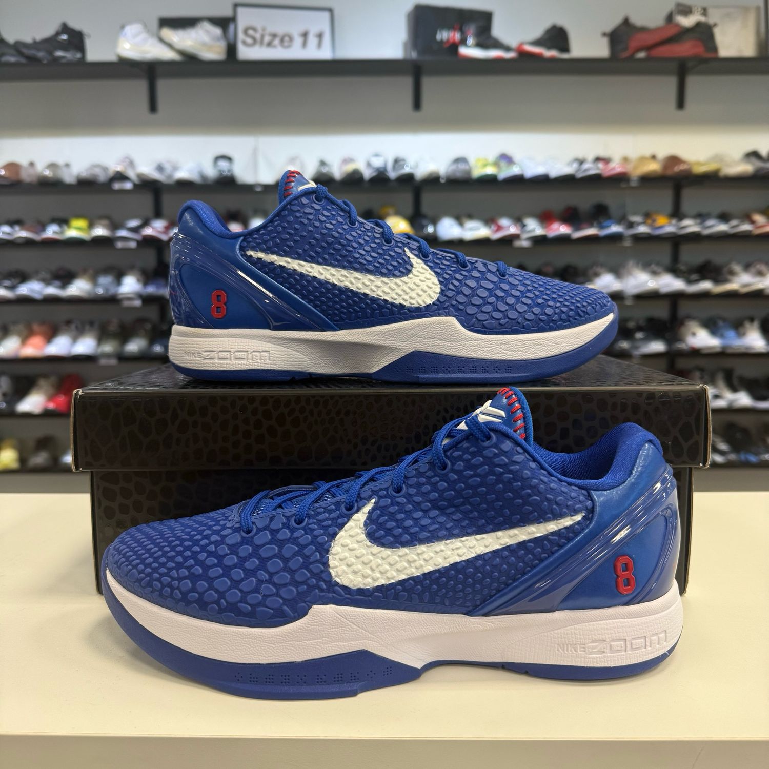 PO NIKE KOBE 6 PROTRO DODGERS SIZE 8.5