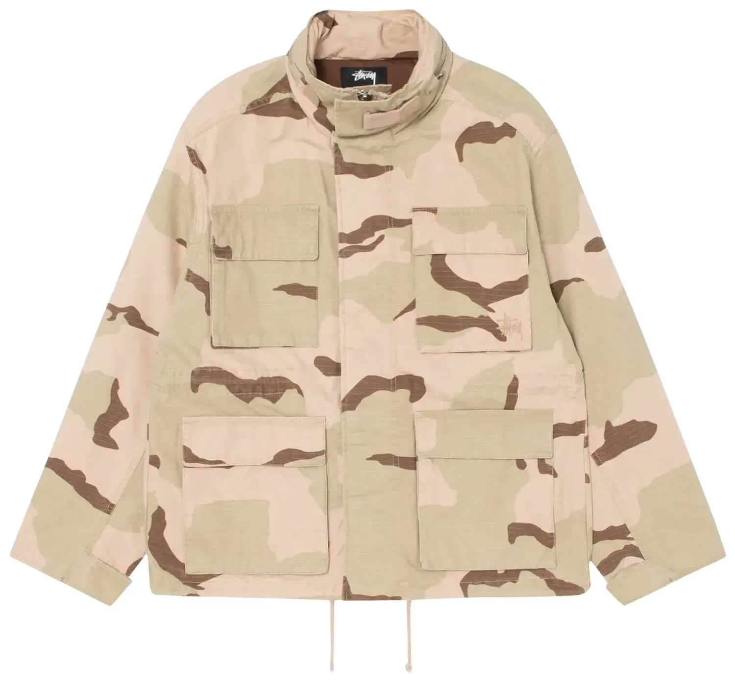 NEW STUSSY M65 JACKET SAND CAMO