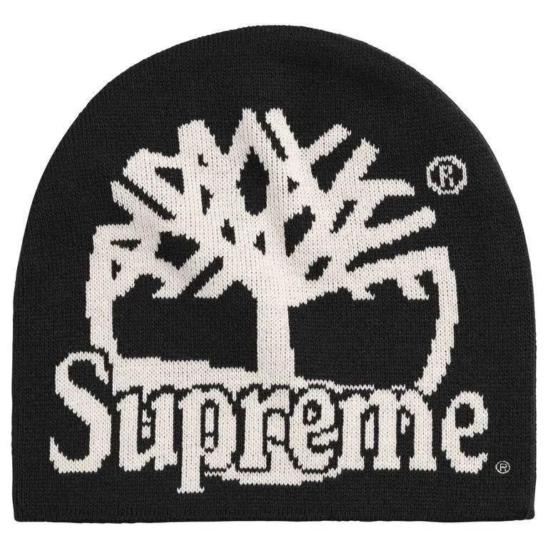 NEW SUPREME TIMBERLAND BEANIE BLACK