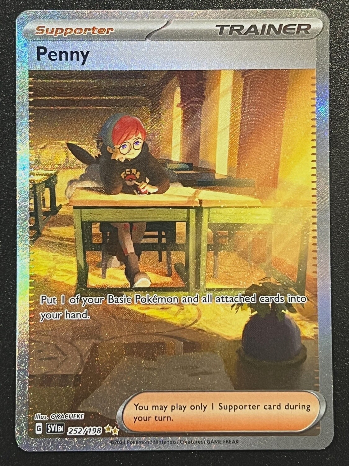 Penny - Special Illustration Rare - Scarlet &amp; Violet - 252